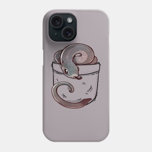 Pocket Cute Egg Eating Snake Pet Phone Case