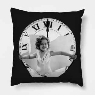 Shirley Temple New Years Pillow