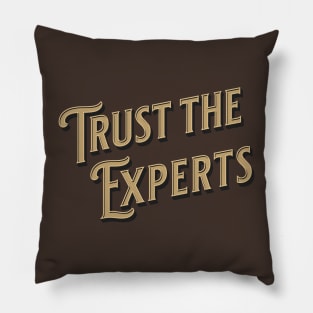 Trust the Experts Pillow