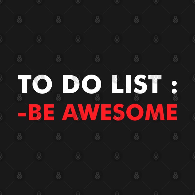 To do list by Anthony De Abreu