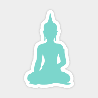 Pastel Mint Buddha Magnet