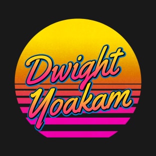 Dwight Personalized Name Birthday Retro 80s Styled Gift T-Shirt