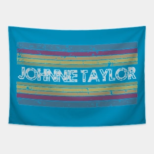 johnnie t retro rainbow Tapestry