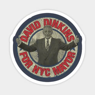 Dinkins For NYC Mayor 1989 Magnet