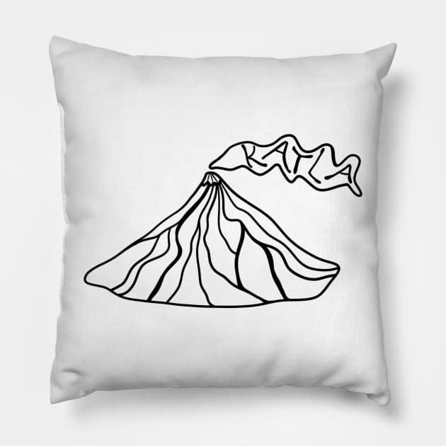 Katla Volcano Pillow by Coolies