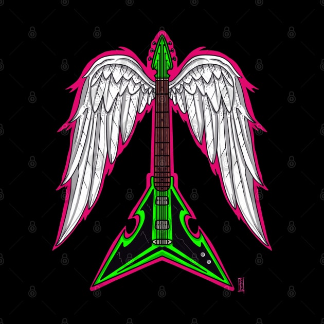 Flying guitar by Chillateez 