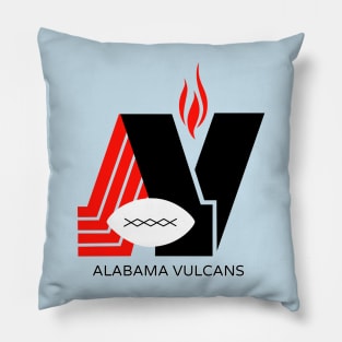 Defunct Alabama Vulcans AFA Football 1979 Pillow