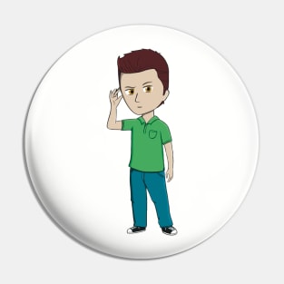 Chibi Shawn Spencer Pin