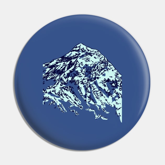 Mount Everest Pin by louweasely