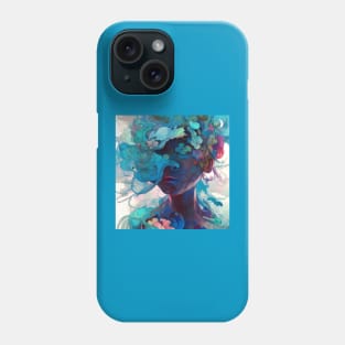 Fantastical Manga Flower Girl Phone Case