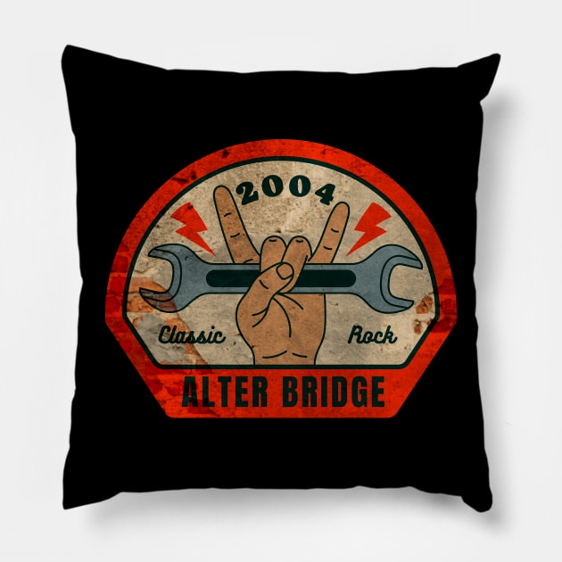 Alter Bridge // Wrench Pillow by OSCAR BANKS ART