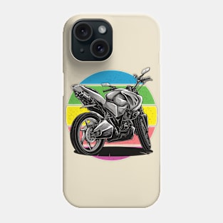 Vintage design motorcycle colors Phone Case