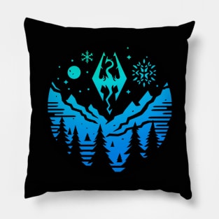 Skyrim Christmas Pillow