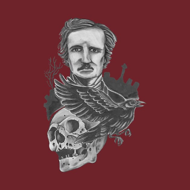 Edgar Allan Poe by JohnKing