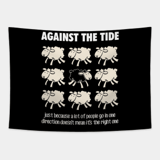 against the tide Tapestry