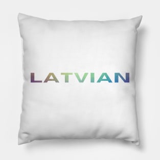 Multicoloured Latvian design Pillow