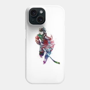 Hockey player #hockey #sport Phone Case