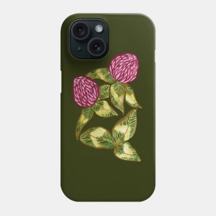 Red Clover Art Phone Case