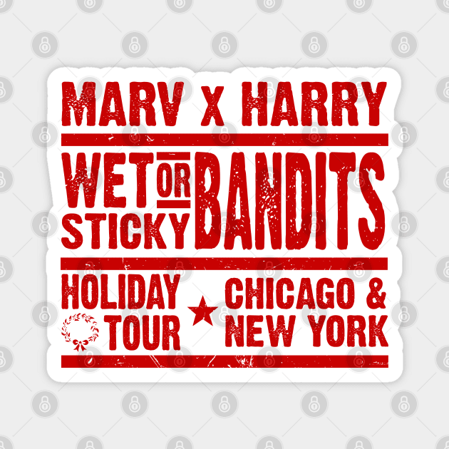 Bandits Holiday Tour Magnet by PopCultureShirts