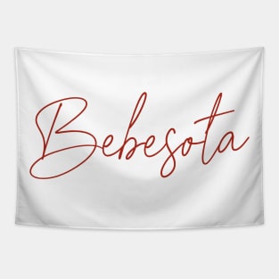 Bebesota Fun Red design Tapestry