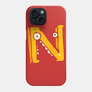 funny Letter,Christmas Gifts,A wonderful gift for those who start their name with N letter Phone Case