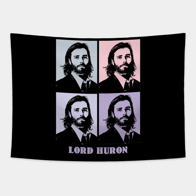 Lord Huron Pop Art Tapestry by KERIKIL