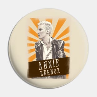 Vintage Aesthetic Annie Lennox 1980s Pin