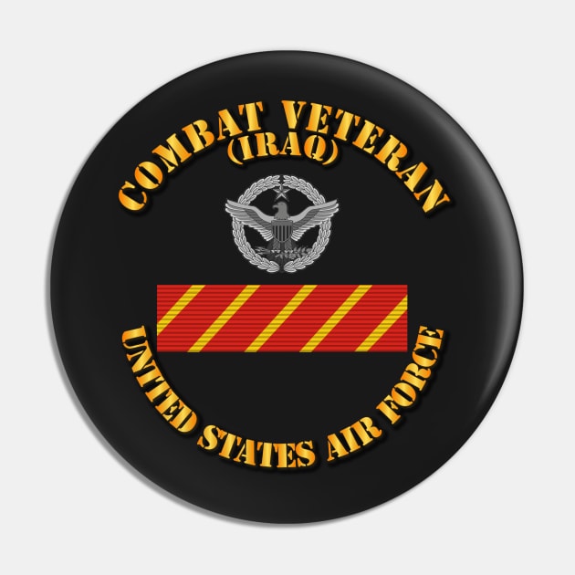 USAF - Combat Veteran - AFCAM - USAF - Iraq Pin by twix123844