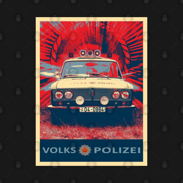 ddr police car - volkspolizei by hottehue