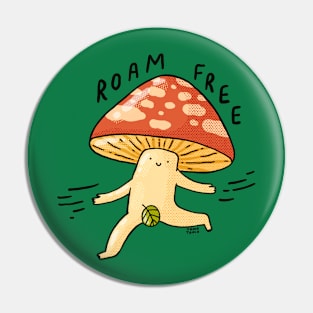 Roam Free Pin