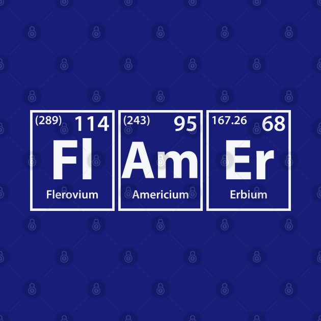 Flamer (Fl-Am-Er) Periodic Elements Spelling by cerebrands