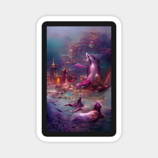 Water Mystic Dream Art Magnet