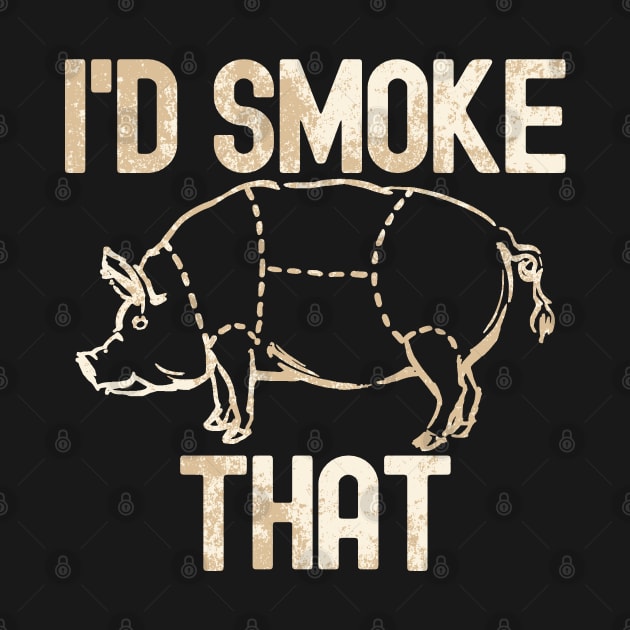 Vintage I'd Smoke That Pig by Etopix