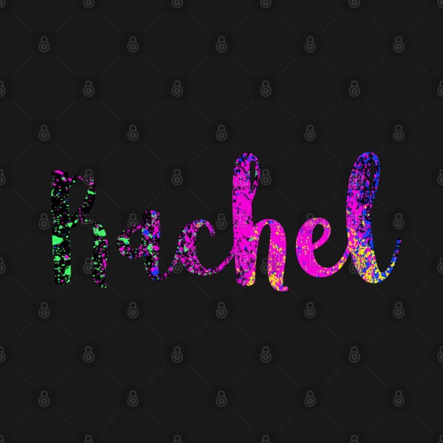 "Rachel" Neon Paint Splatter - Customizable by broadwaygurl18