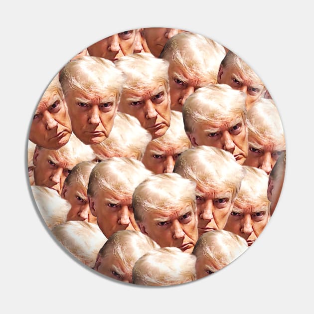 Trump's mug shot pattern Pin by valentinahramov
