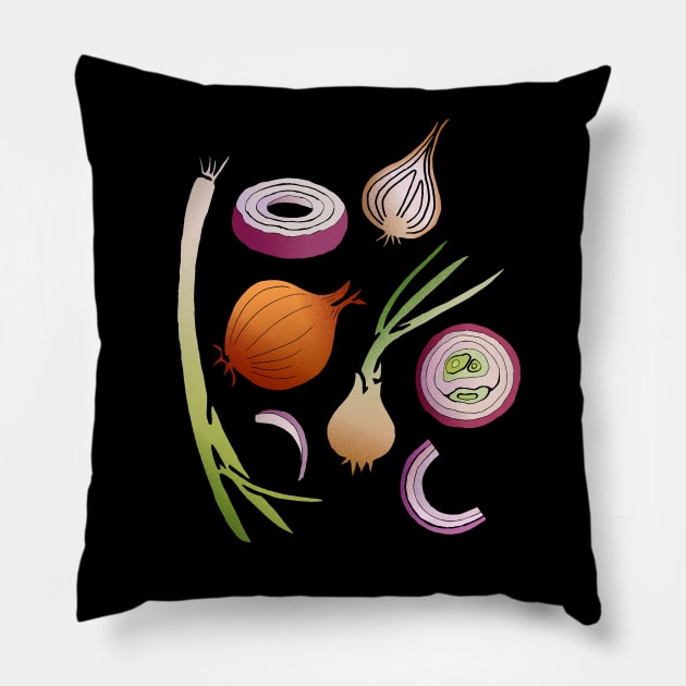 Onions Pillow by zeljkica