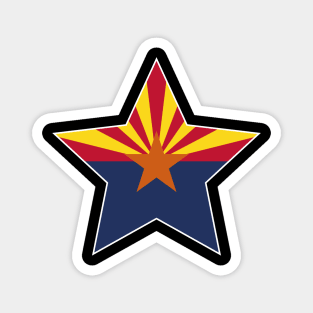 Arizona State Flag Star Magnet