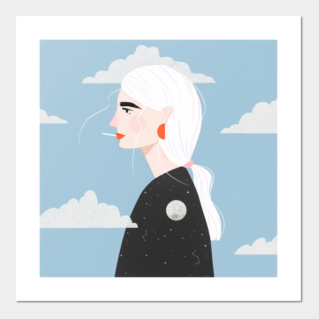 Space Girl Space Posters And Art Prints Teepublic