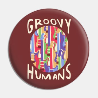 Groovy Humans (Spring Vers.) Pin