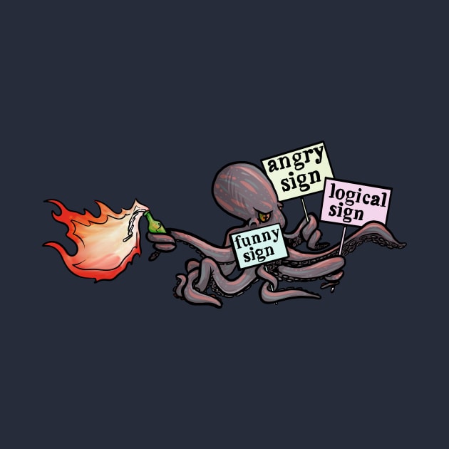 Protesting Cephalopod by corykerr