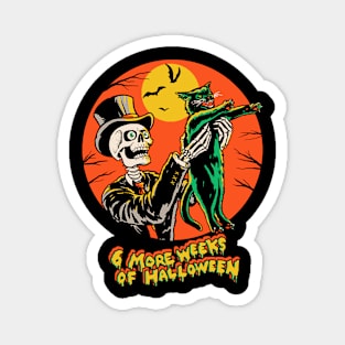 6 More Weeks Of Halloween Magnet