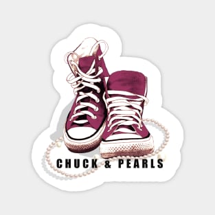 Chuck and Pearls Magnet