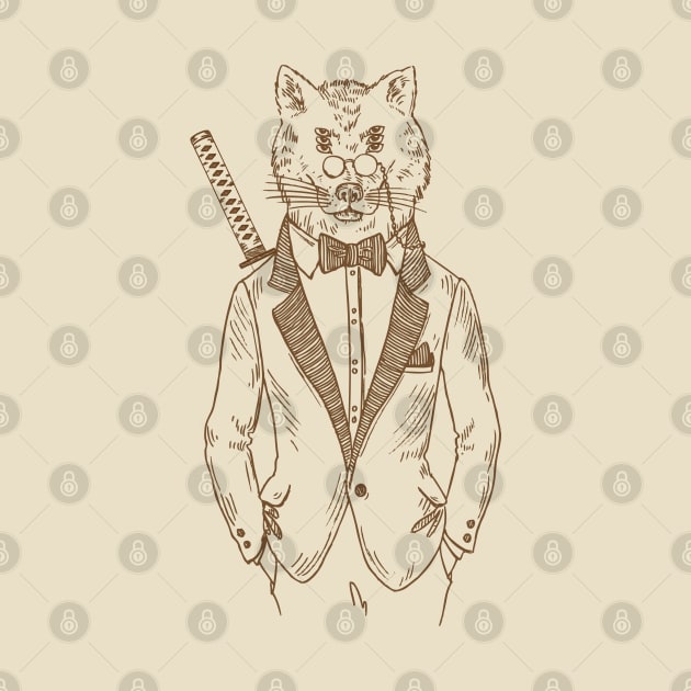 Ninja Business Wolf by Blazedfalcon