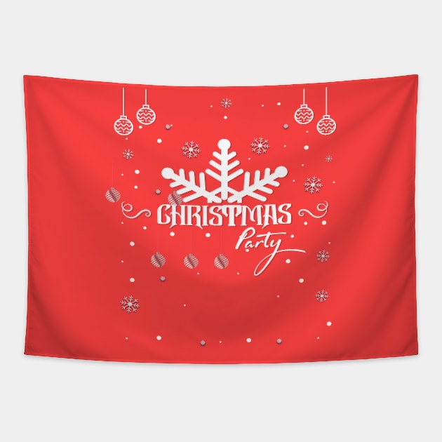 Merry Christmas Tapestry by Artistic Design