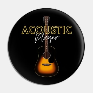 Acoustic Player Sunburst Pin