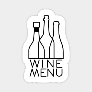 Wine Menu Magnet