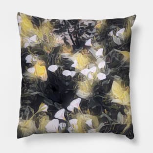 Morning Glory flowers Pillow