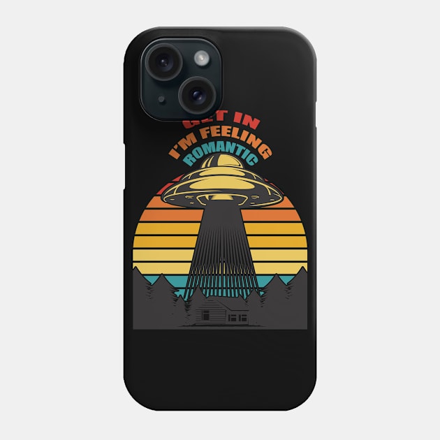 Funny Alien Ufo Retro Shirt Phone Case by Retro_Design_Threadz