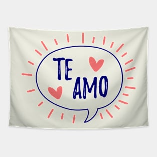 Te Amo - Grunge design Tapestry