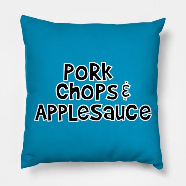 Brady Pork Chops Pillow by GloopTrekker